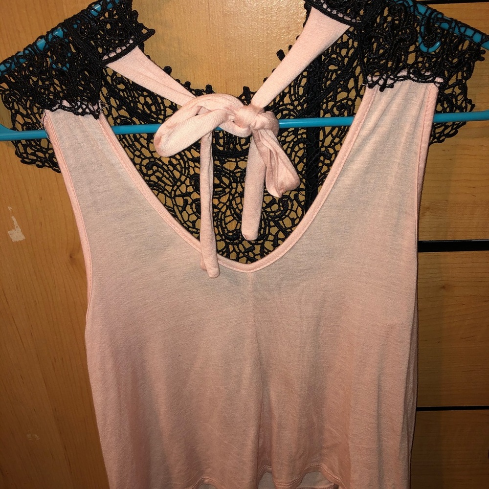 Light Pink/Black Dress Shirt